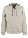 Brunello Cucinelli Men Cotton, Cashmere And Silk Fleece Zipped Topwear
