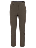 Brunello Cucinelli Women Cigarette Trousers In Stretch Cotton