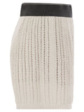 Brunello Cucinelli Women Cotton Net Knit Shorts