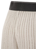 Brunello Cucinelli Women Cotton Net Knit Shorts