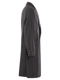 Brunello Cucinelli Men Wool And Cashmere Coat