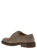 Brunello Cucinelli Men Suede Derby