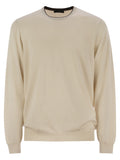 Fay Men Cotton Crew-Neck Jumper