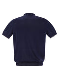 Fay Men Cotton Buttonless Polo Shirt