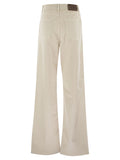Fay Women 5-Pocket Trousers In Stretch Cotton Drill