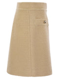 Fay Women Wool Short Skirt