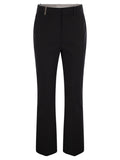 Peserico Women Stretch Cotton Trousers