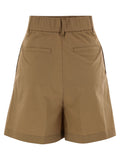 Herno Women Stretch Cotton Bermuda Shorts