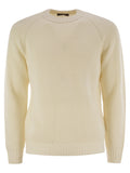 Peserico Men Crew-Neck Rib Sweater