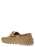 Tod's Men Rubber Bubble Suede Boat