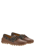 Tod's Women Leather Boat Bubble Grommet