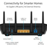 ASUS RT-AX5400 VPN WiFi 6 Extendable Router Dual Band (Refurbished)