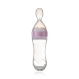 Babyjem Baby Squeeze Spoon - BPA-Free, One-Handed Feeding, Silicone Baby Feeding Utensils, Baby Feeding Accessories, Baby Feeding Spoon