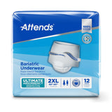 Attends Bariatric Incontinence Underwear, Ultimate Absorbency, 2XL