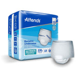 Attends Bariatric Incontinence Underwear, Ultimate Absorbency, 2XL