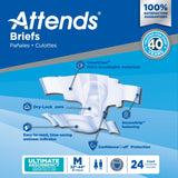Attends Briefs, Ultimate Absorbency