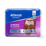 Attends Discreet Underwear for Women, Ultimate Absorbency
