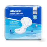 Attends Shaped Pads Plus, Ultimate Absorbency