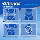 Attends Youth Underwear, Ultimate Absorbency
