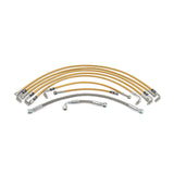 HEL Performance Fuel Injector Lines for Audi 80 B4 2.3 E 10V NG 1991-1996, Stainless Steel Braided