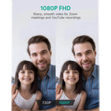 AUKEY 1080P Webcam with Dual Noise Reduction Stereo Microphones