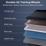 Automatic Rebound Anti-Slip AB Roller Wheel with Knee Pad Holder
