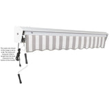 [16x10FT] Awntech Destin Premium Manual Outdoor Retractable Awning [DM16-SBY] (SAK41359)