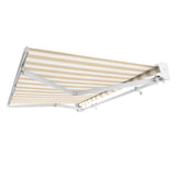 [18x10FT] Awntech Destin Premium Manual Outdoor Retractable Awning [DM18-SBY] (SAK29367)