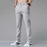 Straight-leg Mens Trousers Loose-fit And Casual