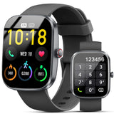 Kuizil Smart Watch 1.91" HD Smartwatch for Men Women (Answer/Make Call) Fitness Tracker with 100+ Sport Modes IP68 Waterproof Heart Rate/Sleep Monitor Pedometer Activity Tracker for Android iOS