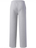 Women's Fleece-Lined Casual Straight-Leg Sports Sweatpants For Fall And Winter