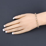 9.03 Carat Genuine Citrine .925 Sterling Silver Bracelet