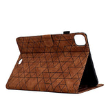 Tablet Leather Case Diamond Frosted Card Holder Drop-resistant
