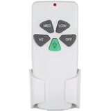 Anderic Substitute for Westinghouse 7787000 Ceiling Fan Remote Control [FAN53TW]
