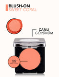 Flormar Blush-On High-Pigment Shimmer Powder Blush 6g