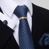 Multi Colored Striped Floral Mens Tie