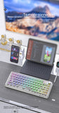 Attack Shark K75RGB Wireless Mechanical Bluetooth Transparent Gasket Hot Plug Keyboard