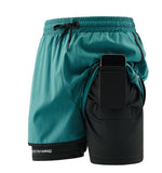 Casual All-match Two-piece Shorts For Sports Running And Fitness