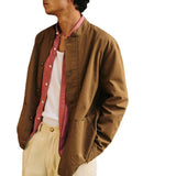 Springautumn New Mens Casual Suede Velvet Jacket