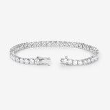 10.00 Carat Lab Grown Diamond 14K White Gold Bracelet