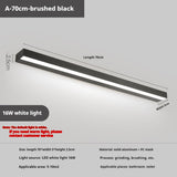 Toilet Special Punch-free Bathroom Wash Cosmetic Mirror Wall Lamp