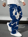 Pink Camo Cargo Pants Printed Design Trendy Casual Loose-Fit Versatile And Breathable Trousers