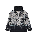 Palm Angels Hooded Printed Shirt Men