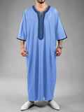 3D Digital-Print Ethnic Moroccan Mens Robe