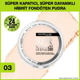 Maybelline New York Superstay Hybrid Powder Foundation - Long Lasting, Vegan, Matte Finish
