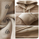Mens Casual Sporty Loose-fit Hoodie With Pockets