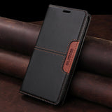Anti-theft Card-Slotted Business Leather Case Light Luxury Skin-Feel Phone Case