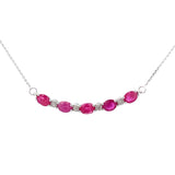 .73ct Ruby Diamond Fashion Pendants 10KT White Gold