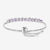 2.64 Carat Genuine Amethyst .925 Sterling Silver Bracelet