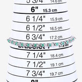 0.72 Carat Genuine Emerald .925 Sterling Silver Bracelet